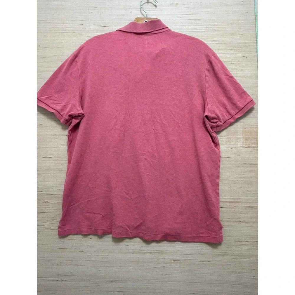 Polo Ralph Lauren Classic Fit Mens‎ Coral Pink Polo Shirt Medium Pony Logo